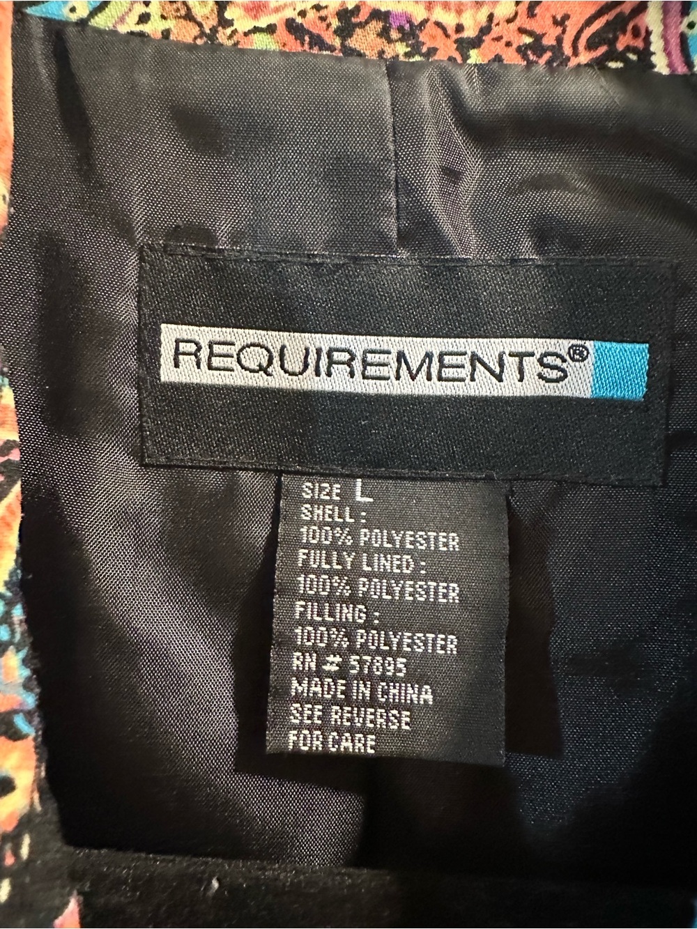 Requirements Colorful Snap Button Up Jacket - Picture 3 of 6